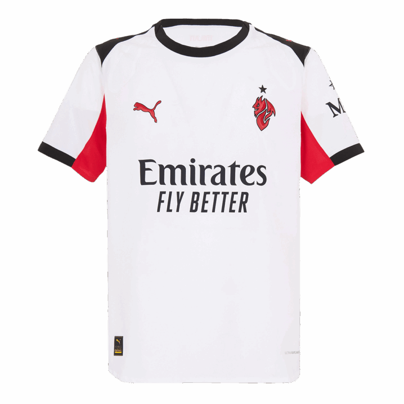 FOFANA #19 Authentic AC Milan Away Soccer Jersey 2025/26 White
