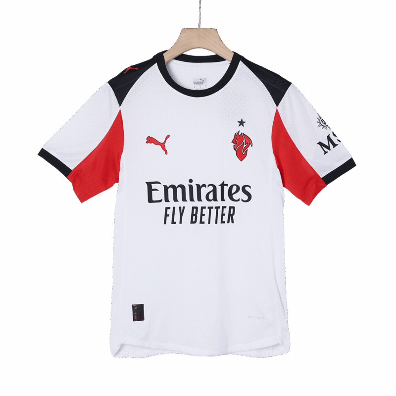 FOFANA #19 Authentic AC Milan Away Soccer Jersey 2025/26 White