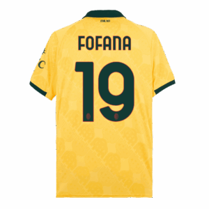 AC Milan FOFANA #19 Third Away Sleeveless Jersey 2025/26