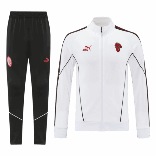 AC Milan Training Kit 2025/26 - White (Jacket+Pants)