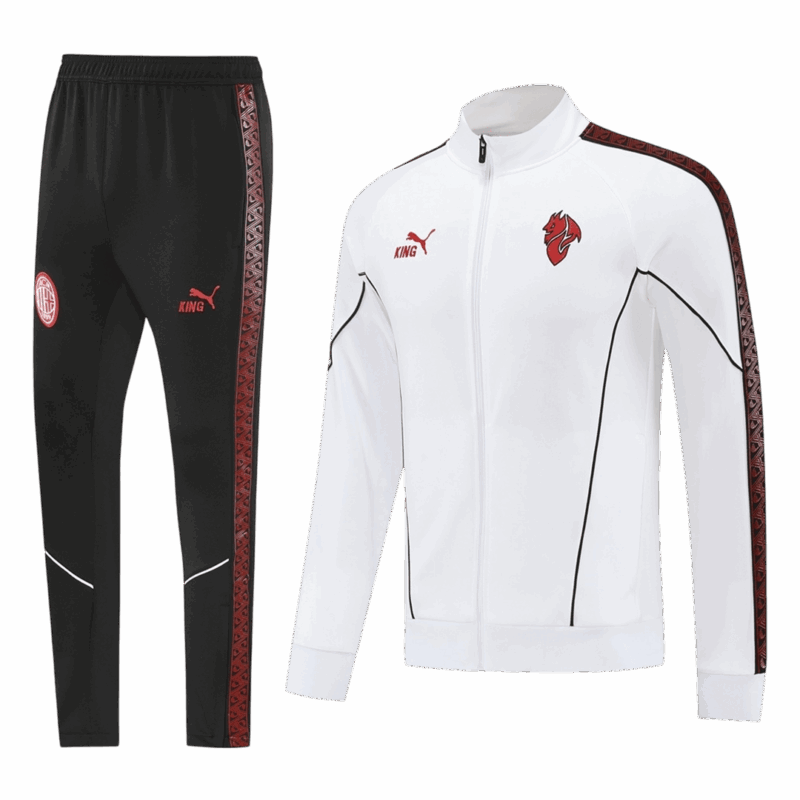 AC Milan Training Kit 2025/26 - White (Jacket+Pants)