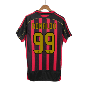 Vintage Soccer Jersey RONALDO #99 AC Milan Home 2006/07