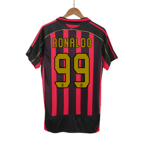 Vintage Soccer Jersey RONALDO #99 AC Milan Home 2006/07