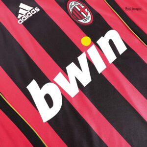 Vintage Soccer Jersey RONALDO #99 AC Milan Home Long Sleeve 2006/07