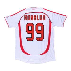 Vintage Soccer Jersey RONALDO #99 AC Milan Away 2006/07