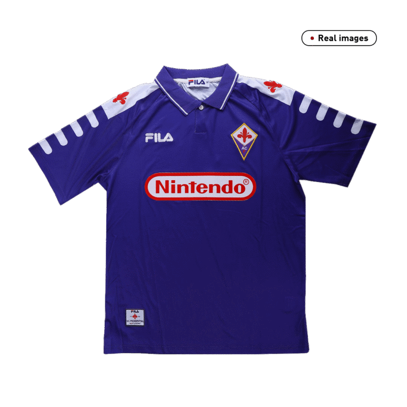 Retro Fiorentina Home Jersey 1998/99 By FILA