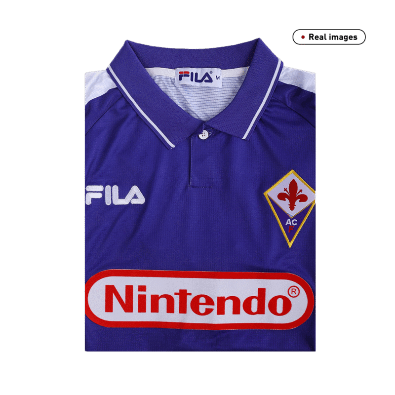 Retro Fiorentina Home Jersey 1998/99 By FILA