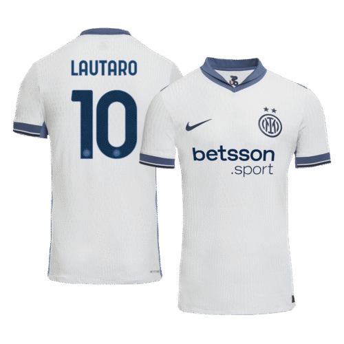 LAUTARO #10 Inter Milan Away Authentic Soccer Jersey 2024/25