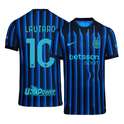 LAUTARO #10 Inter Milan Home Authentic Soccer Jersey 2025/26