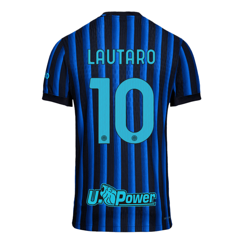 LAUTARO #10 Inter Milan Home Authentic Soccer Jersey 2025/26
