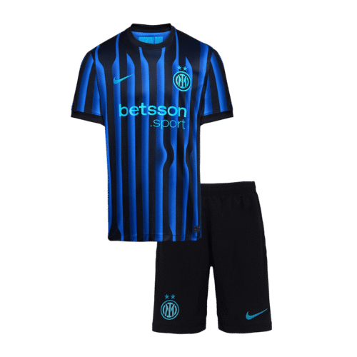 Inter Milan Home Kids Soccer Jerseys Kit 2025/26