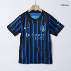 Inter Milan Home Kids Soccer Jerseys Kit 2025/26