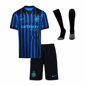 Inter Milan Home Kids Soccer Jerseys Full Kit 2025/26