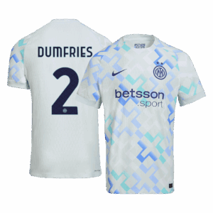DUMFRIES #2 Authentic Inter Milan Away Soccer Jersey 2025/26 Blue
