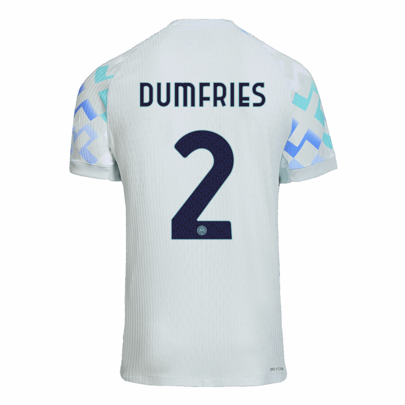 DUMFRIES #2 Authentic Inter Milan Away Soccer Jersey 2025/26 Blue