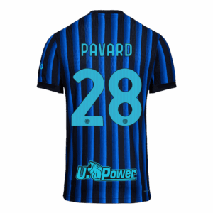 PAVARD #28 Authentic Inter Milan Home Soccer Jersey 2025/26 Blue&Black