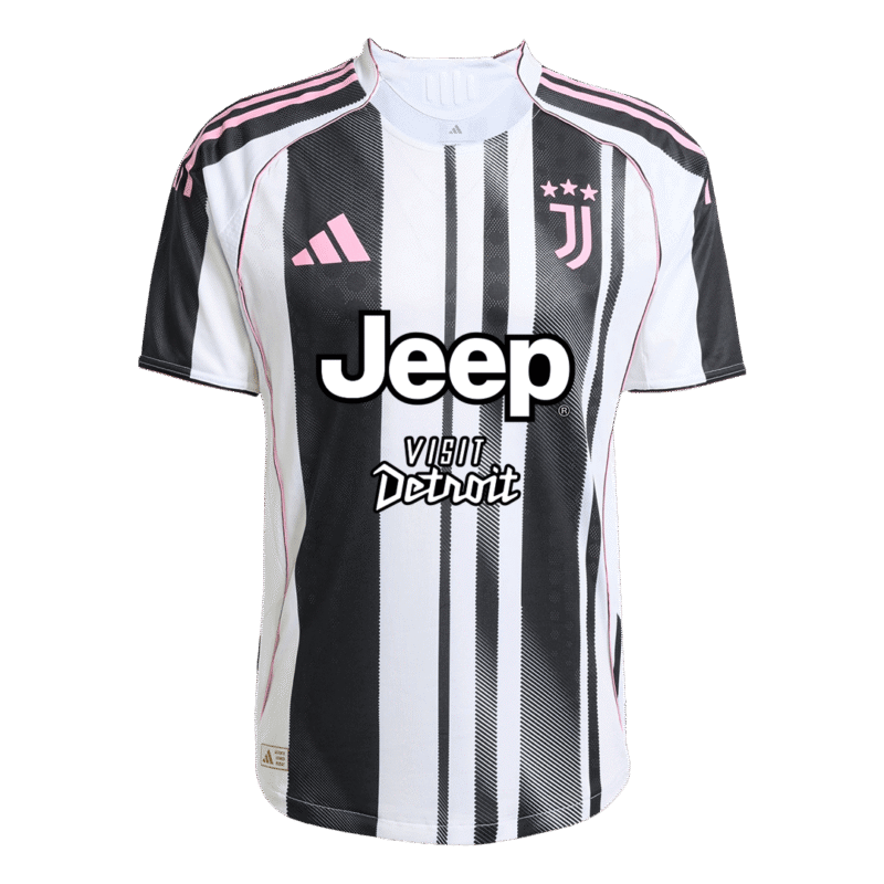 Juventus Home Authentic Soccer Jersey 2025/26