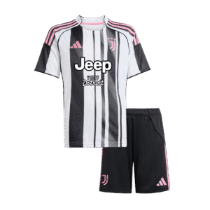 Juventus Home Kids Soccer Jerseys Kit 2025/26