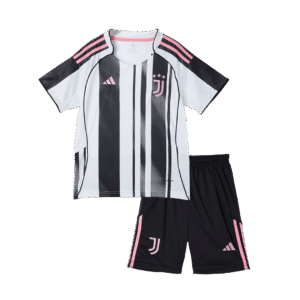Juventus Home Kids Soccer Jerseys Kit 2025/26