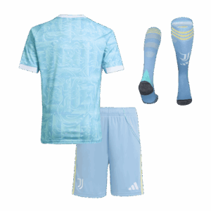 Juventus Away Kids Soccer Jerseys Full Kit 2025/26