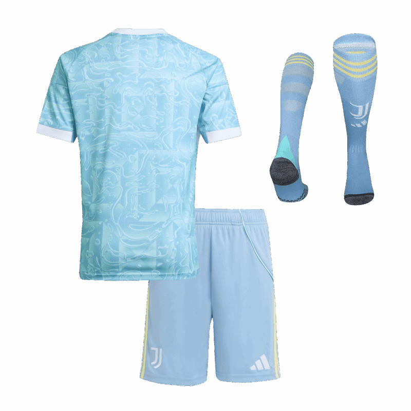 Juventus Away Kids Soccer Jerseys Full Kit 2025/26