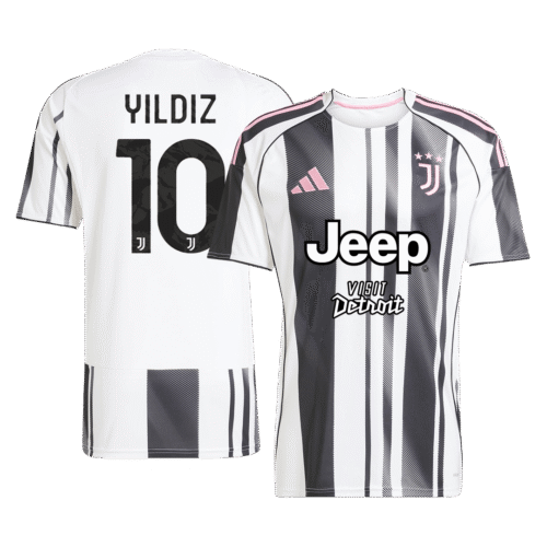 YILDIZ #10 Juventus Home Soccer Jersey 2025/26