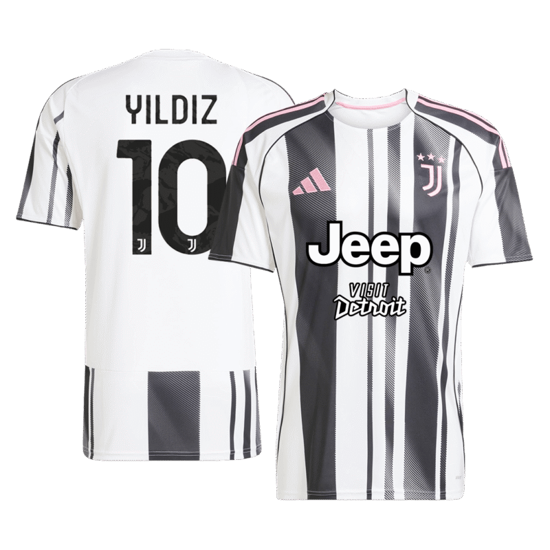 YILDIZ #10 Juventus Home Soccer Jersey 2025/26