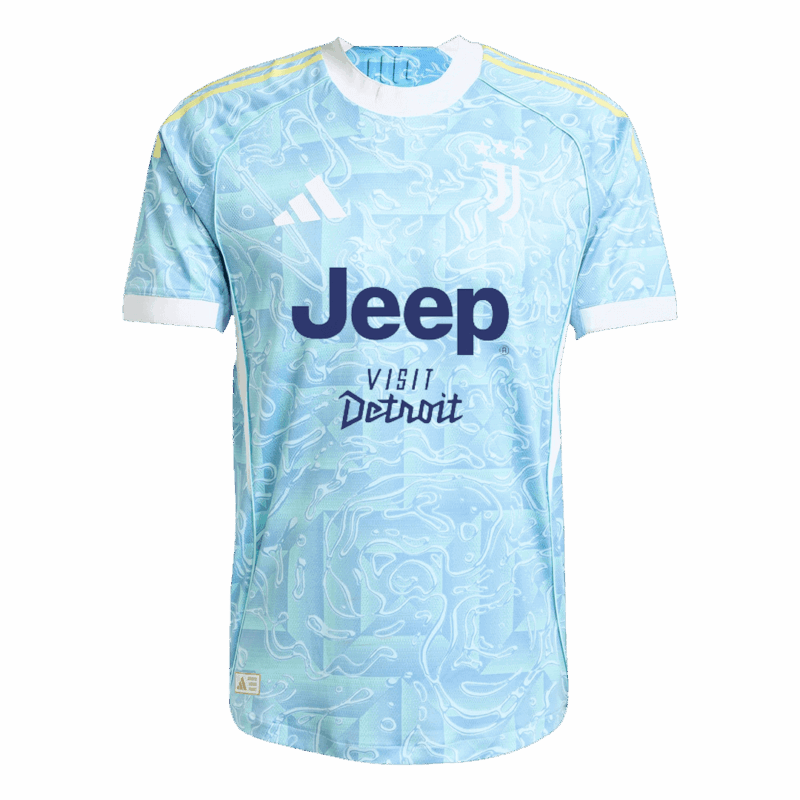 KALULU #15 Authentic Juventus Away Soccer Jersey 2025/26 Blue