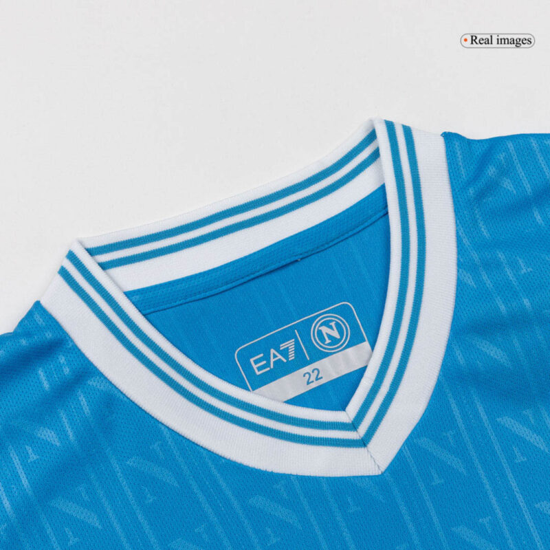 Kid's Napoli Home Soccer Jersey Kit(Jersey+Shorts) 25/26 Blue