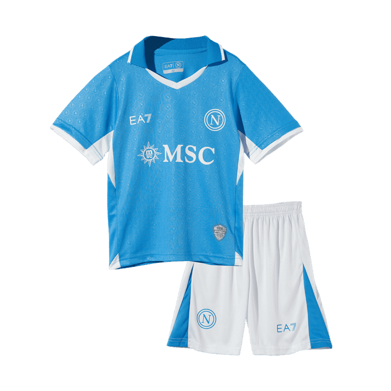 Napoli Home Kids Soccer Jerseys Kit 2024/25