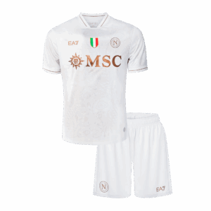 Napoli Away Kids Soccer Jerseys Kit 2025/26