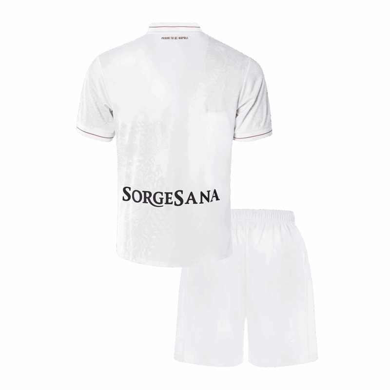 Napoli Away Kids Soccer Jerseys Kit 2025/26
