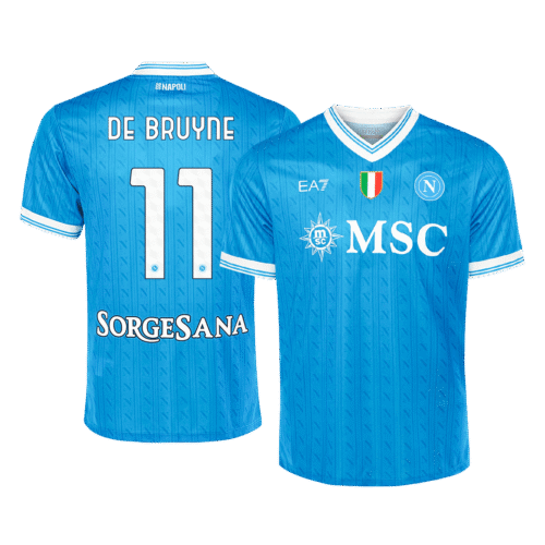 DE BRUYNE #11 Napoli Home Soccer Jersey 2025/26