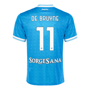 DE BRUYNE #11 Napoli Home Soccer Jersey 2025/26