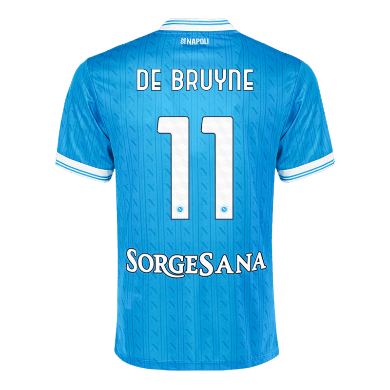 DE BRUYNE #11 Napoli Home Soccer Jersey 2025/26