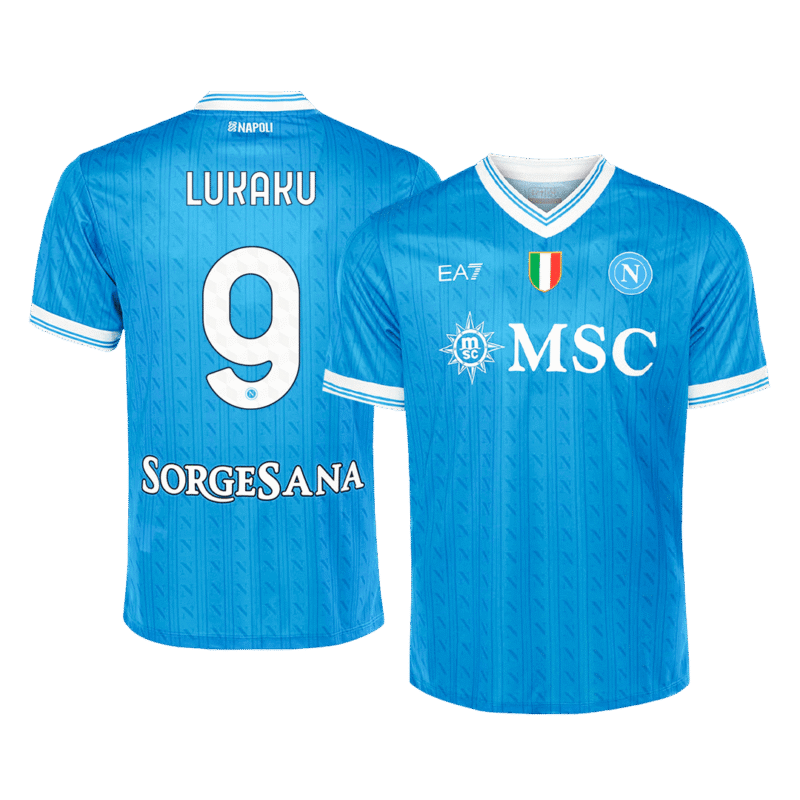 LUKAKU #9 Napoli Home Soccer Jersey 2025/26