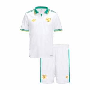 Kid's Roma Third Soccer Jersey Kit(Jersey+Shorts) 25/26 White