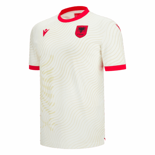 Albania Away Soccer Jersey World Cup 2026 White
