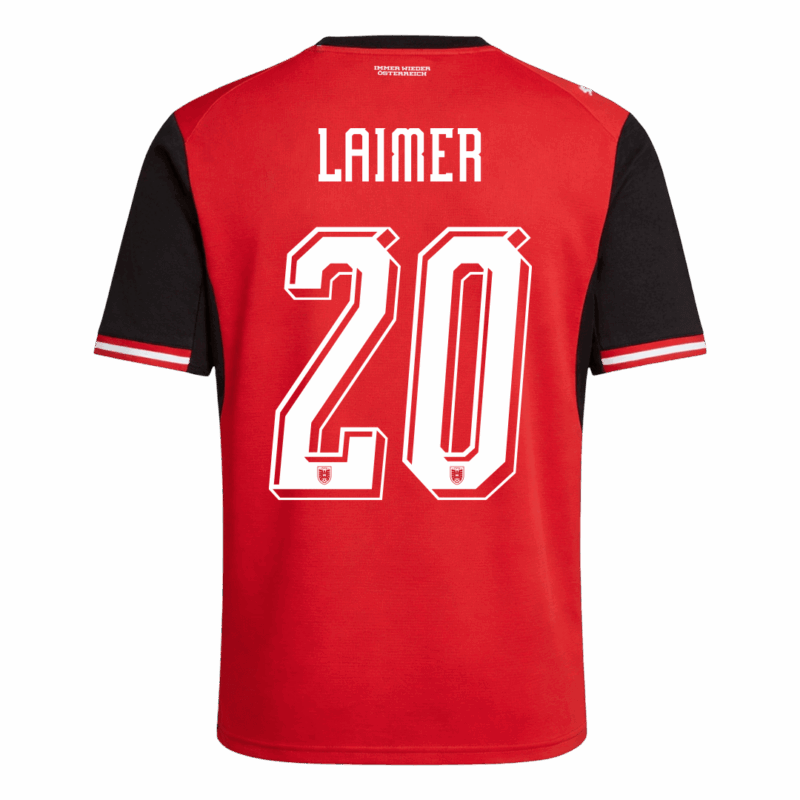 LAIMER#20 Austria Home Soccer Jersey World Cup 2026 Red