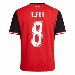 642294_4 ALABA#8 Austria Home Soccer Jersey World Cup 2026 Red