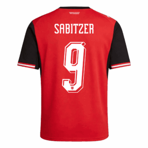 642310_4 SABITZER#9 Austria Home Soccer Jersey World Cup 2026 Red
