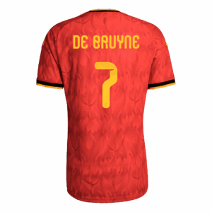 618963_3 Belgium DE BRUYNE #7 Home Soccer Jersey Authentic 2026