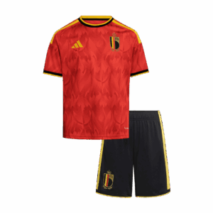 Kid's Belgium Home Soccer Jersey Kit(Jersey+Shorts) 25/26 Red