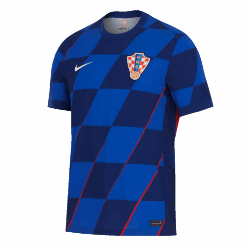 Croatia Away Soccer Jersey Replica Euro 2024 - Fan Version