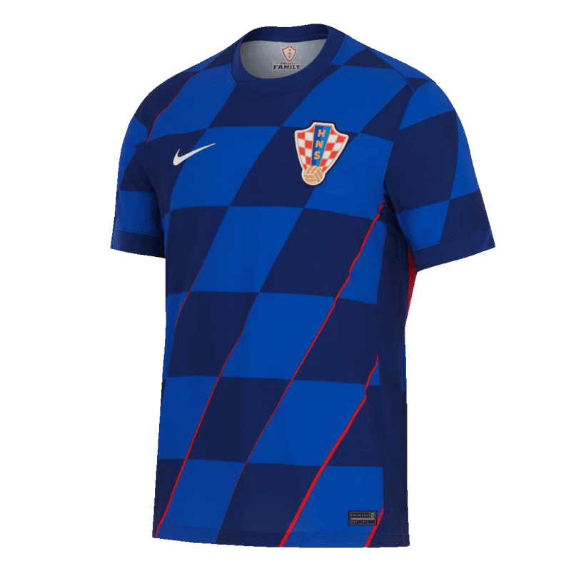 Croatia Away Soccer Jersey Replica Euro 2024 - Fan Version