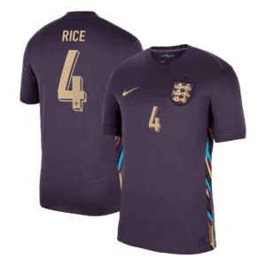RICE #4 England Away Soccer Jersey 2024