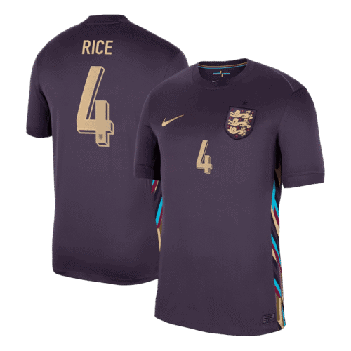 RICE #4 England Away Soccer Jersey 2024