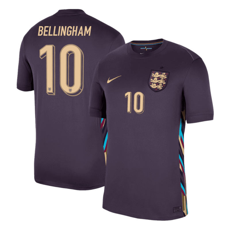BELLINGHAM #10 England Away Soccer Jersey 2024