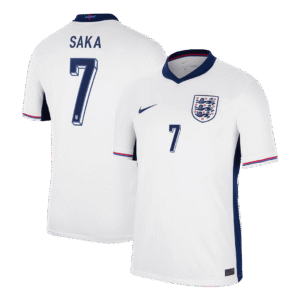 SAKA #7 England Home Soccer Jersey EURO 2024