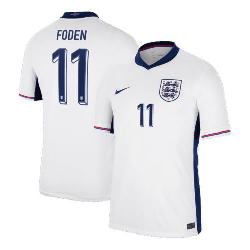 FODEN #11 England Home Soccer Jersey EURO 2024